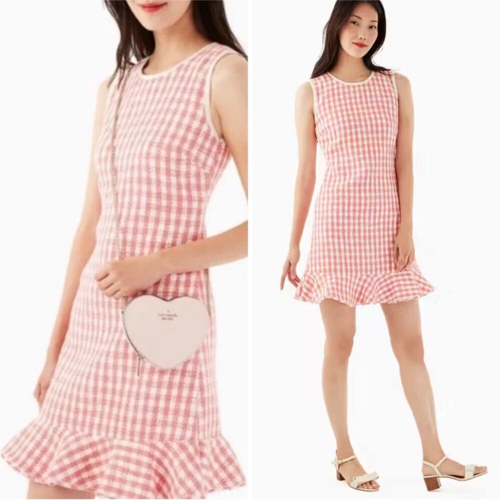 Kate Spade Pink Ruffled Mini Dress - Picture 4 of 4